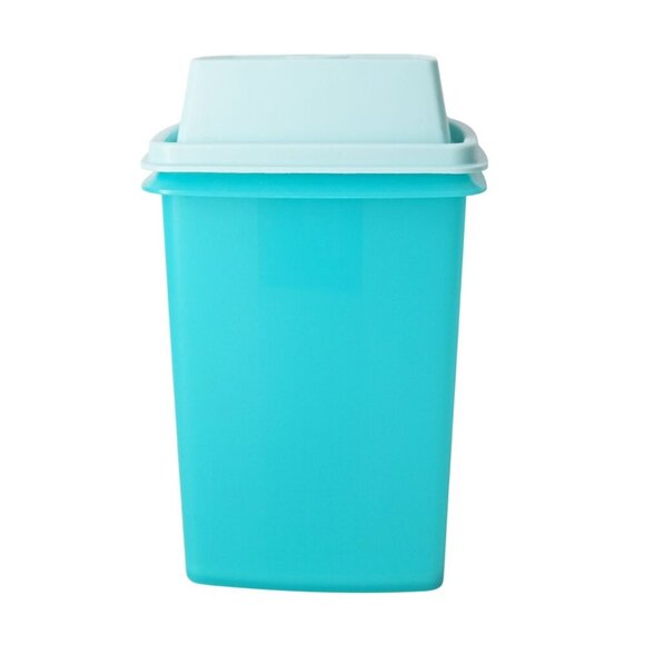 Vintage Tupperware Pickle Keeper #1560-2 in Bright Blue With #1562-3 Light Blue - Picture 2 of 6